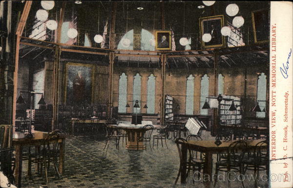 Nott Memorial Library - Interior View Schenectady New York