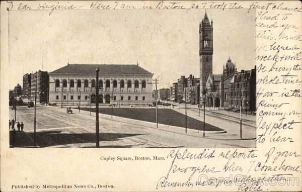 Copley Square Boston Massachusetts