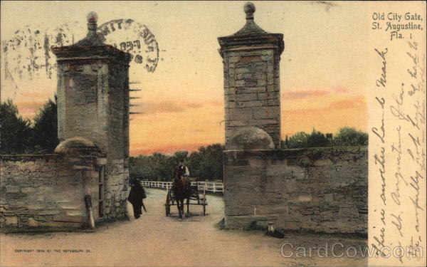 Old City Gate St. Augustine Florida