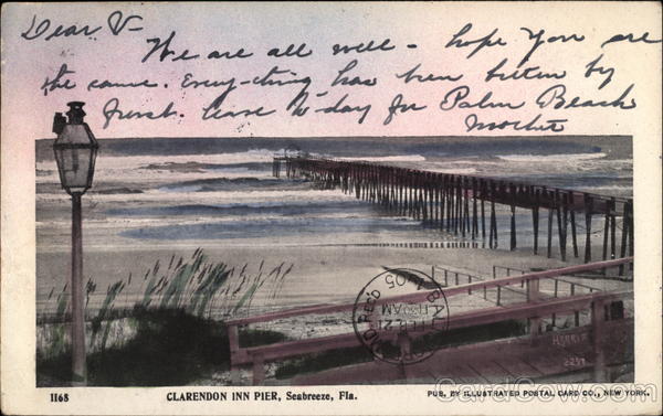 Clarendon Inn Pier, Seabreeze Daytona Beach Florida