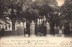 Brown University, Van Wickle Gates Postcard
