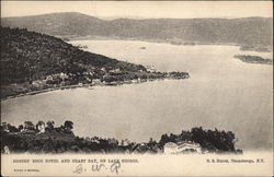 Rogers' Rock Hotel and Heart Bay Postcard