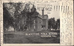 Blackstone Public School Mendota, IL Postcard Postcard