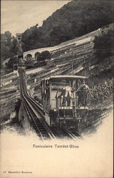 Funiculaire Territet-Glion Postcard