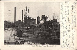 The Blast Furnace Charlotte, NY Postcard Postcard