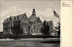 High School Fairhaven, MA Postcard Postcard