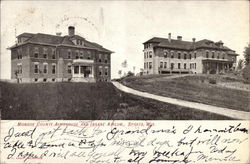 Monroe County Almshouse and Insane Asylum Sparta, WI Postcard Postcard