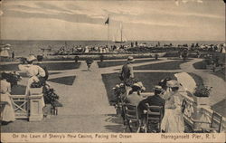 On the Lawn of Sherry's New Casino, Facing the Ocean On the Lawn of Sherry's New Casino, Facing the Ocean