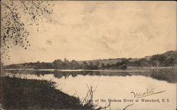 View of the Hudson River Waterford, NY Postcard Postcard