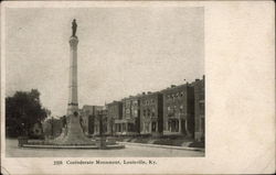 Confederate Monument Postcard