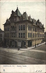 Masonic Temple Postcard