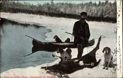 After a Good Hunt, Highlands of Ontario Postcard