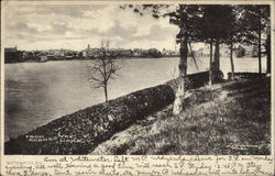 View from Across the Lake Whitewater, WI Postcard Postcard