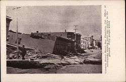 Valencia Street Hotel After Earthquake San Francisco, CA Postcard Postcard