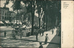 View of Broadway Postcard