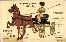 Brockton Fair 1907 Postcard