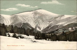 Mount Washington in Winter Postcard