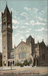 New Old South Church Boston, MA Postcard Postcard