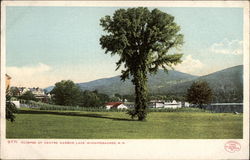 Glimpse of Centre Harbor Lake Winnipesaukee, NH Postcard Postcard