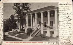 Hill Top and Memorial Hall, Mary Baldwin Seminary Postcard