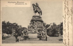 Washington Monument Philadelphia, PA Postcard Postcard