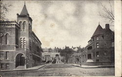 Masonic Temple, Eleventh Street Elevator, F. D. Stout's Residence Dubuque, IA Postcard Postcard