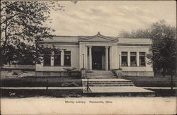 View of Morley Library Painesville, OH Postcard Postcard