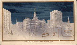 City Hall and Campus Martius Postcard
