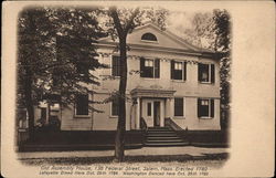 Old Assembly House, 138 Federal Street Salem, MA Postcard Postcard