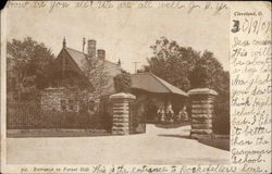 Entrance to Forest Hill Postcard