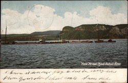Hook Mountain and Hudson River Nyack, NY Postcard Postcard