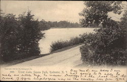 Trout Lake, Seneca Park Rochester, NY Postcard Postcard