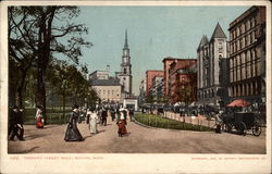 Tremont Street Mall Postcard
