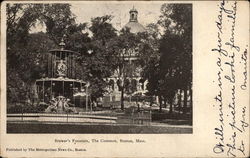 Brewer's Fountain, The Common Postcard