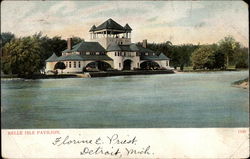 Belle Isle Pavilian Postcard