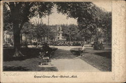 Grand Circus Park Postcard