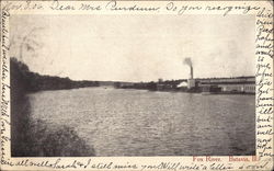 Fox River Batavia, IL Postcard Postcard