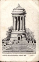 Soldiers & Sailors Monument Postcard