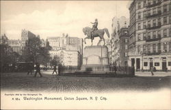 Washington Monument, Union Square Postcard