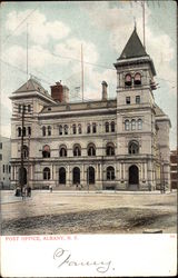 View of Post Office Albany, NY Postcard Postcard