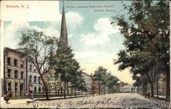 Clinton Avenue Reformed Church Newark, NJ Postcard Postcard
