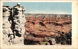 Eroded Column, Near O'Neill's Point Grand Canyon National Park, AZ Postcard Postcard