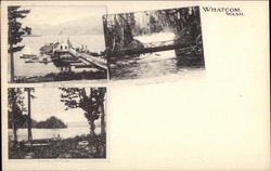 Silver Beach, Whatcom Creek Falls & Lake Whatcom Postcard
