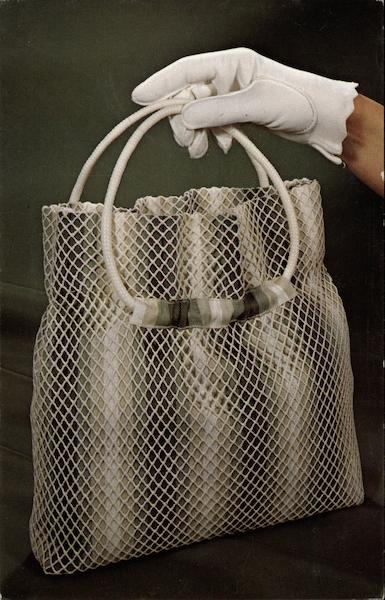 Lattice Look Handbag Advertising