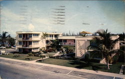 Sans Souci Apartments, Fort Lauderdale, Florida Postcard