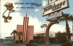 Las Vegas Strip TraveLodge Postcard