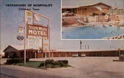 Trade Winds Motel Childress, TX Postcard Postcard