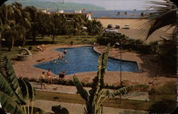 Motel Acapulco - Swimming Pool Mexico Postcard Postcard