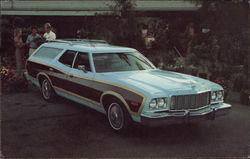 1976 Gran Torino Squire Wagon Postcard