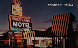 Wheat Lands Motel & Restaurant, Inc Postcard